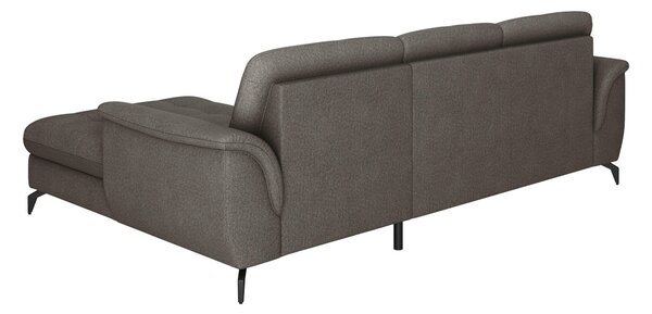 ROHOVÁ SEDAČKA, textil, grafitová Sit & More - Sedačky, Online Only