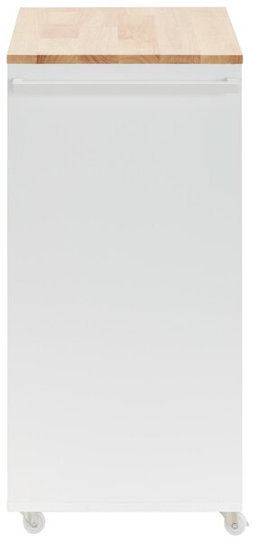 SERVÍROVACÍ VOZÍK, prírodná farba, biela, 50/78/38 cm MID.YOU - Barový nábytok, Online Only