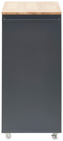 SERVÍROVACÍ VOZÍK, sivá, prírodná farba, 50/38/78 cm MID.YOU - Barový nábytok, Online Only