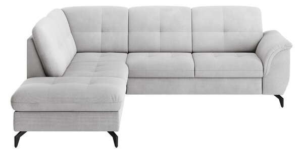 ROHOVÁ SEDAČKA, textil, strieborná Sit & More - Sedačky, Online Only