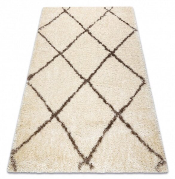 Kusový koberec shaggy Flan krémový 180x270cm