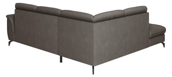 ROHOVÁ SEDAČKA, textil, grafitová Sit & More - Sedačky, Online Only