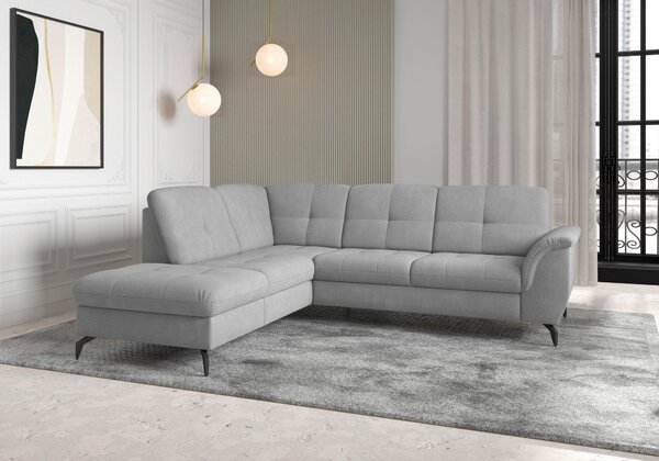 ROHOVÁ SEDAČKA, textil, sivá Sit & More - Sedačky, Online Only