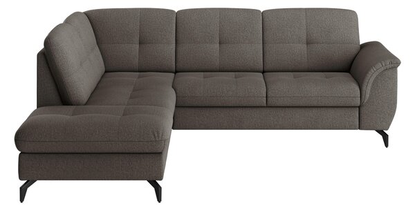 ROHOVÁ SEDAČKA, textil, grafitová Sit & More - Sedačky, Online Only