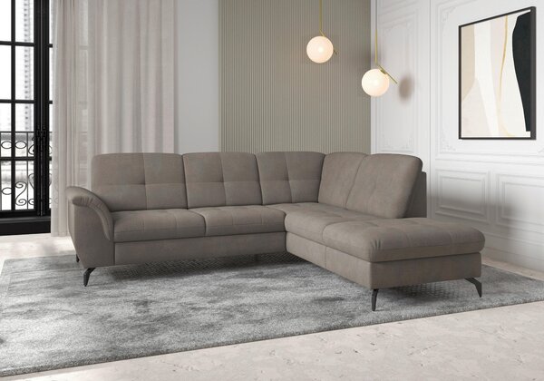 ROHOVÁ SEDAČKA, textil, bahenná hnedá Sit & More - Sedačky, Online Only