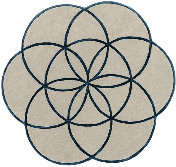 ASIATIC LONDON Lotus Blue - koberec