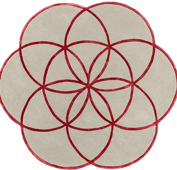 ASIATIC LONDON Lotus Red - koberec