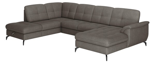 SEDACIA SÚPRAVA, textil, grafitová Sit & More - Sedačky, Online Only