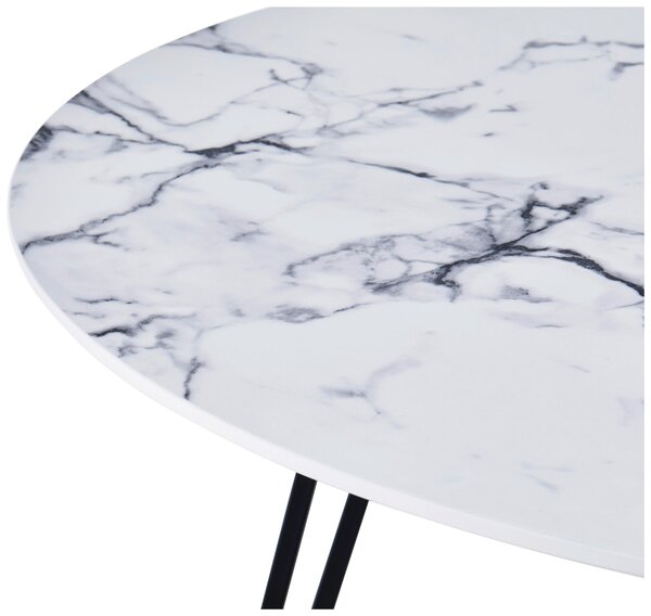 JEDÁLENSKÝ STÔL, biela, 120/120/76 cm Livetastic - Stoly, Online Only
