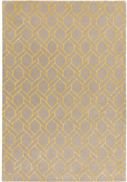 ASIATIC LONDON Nexus Fine Lines Yellow - koberec ROZMER CM: 200 x 290
