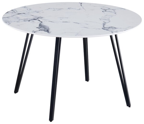 JEDÁLENSKÝ STÔL, biela, 120/120/76 cm Livetastic - Stoly, Online Only