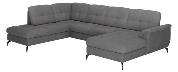 SEDACIA SÚPRAVA, textil, sivá Sit & More - Sedačky, Online Only
