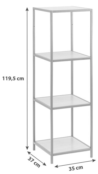 REGÁLOVÝ DIEL, farba duba, 35,0/119,5/37,0 cm MID.YOU - Online Only drobný nábytok, Online Only