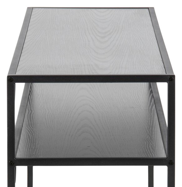 KONZOLOVÝ STOLÍK, čierna, kompozitné drevo, 120/79/35 cm - Online Only obývacie izby, Online Only