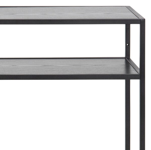 KONZOLOVÝ STOLÍK, čierna, kompozitné drevo, 120/79/35 cm - Online Only obývacie izby, Online Only