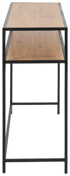 KONZOLOVÝ STOLÍK, čierna, divoký dub, kompozitné drevo, 120/35/79 cm - Online Only obývacie izby, Online Only