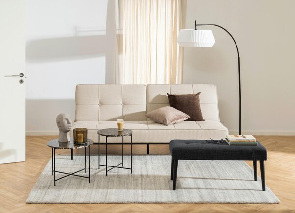 PRÍRUČNÝ STOLÍK, hnedá, tmavohnedá, kameň, 42/42/45 cm - Online Only obývacie izby, Online Only