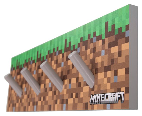 DETSKÝ VEŠIAK NA OBLEČENIE, 45/13/1,5 cm Minecraft - Predsieňové programy, Online Only