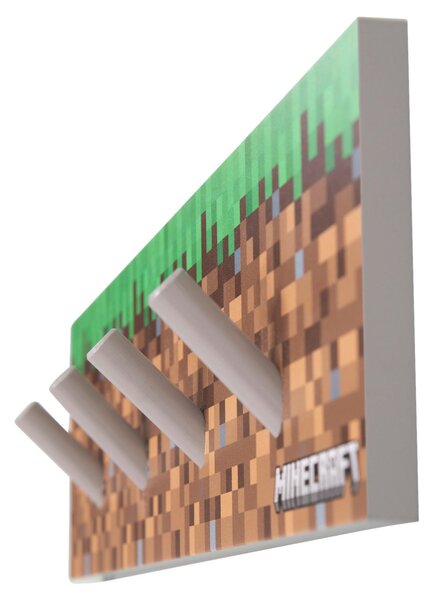 DETSKÝ VEŠIAK NA OBLEČENIE, 45/13/1,5 cm Minecraft - Predsieňové programy, Online Only