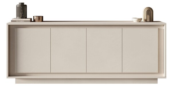 ŠIROKÁ KOMODA, kašmírová, 207/80/50 cm MID.YOU - Online Only drobný nábytok, Online Only