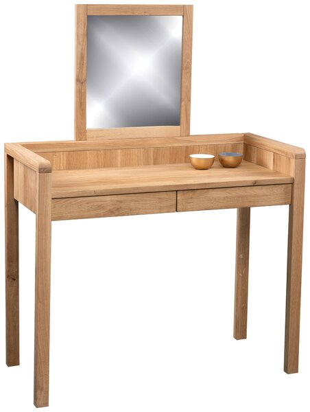 TOALETNÝ STOLÍK, divoký dub, 100/45/75-135 cm Linea Natura - Toaletné stolíky, Online Only