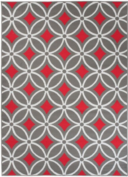 Kusový koberec PP Peny červený 200x200cm