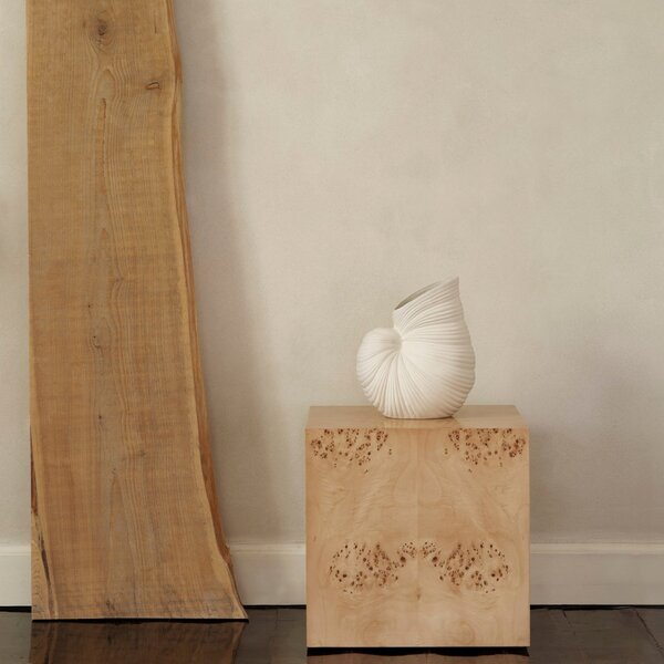 Váza Shell Vase, Off-white – Ferm Living