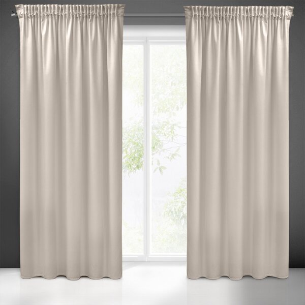 ZATEMŇOVACÍ ZÁVES NA PÁSKE PIERRE CARDIN SIBEL 140X270 CM STRIEBORNÁ
