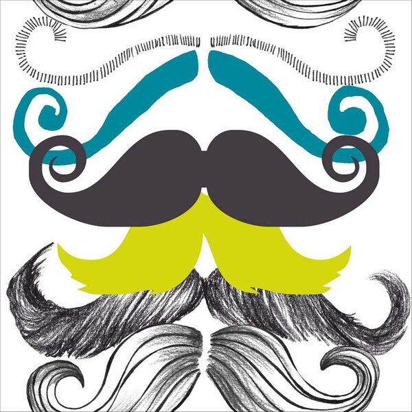 MINDTHEGAP Different Moustaches - tapeta