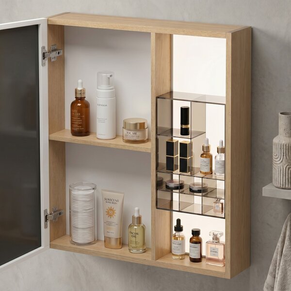 Súprava kúpeľňového nábytku s umývadlom Sora DE07-70 Oak 70CM