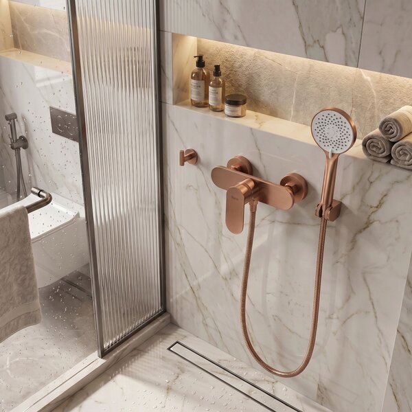 Sprchová batéria REA DROP Brush Copper