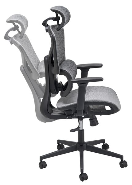 OTOČNÁ STOLIČKA, sieťovina, tmavosivá MID.YOU - Online Only kancelárie, Online Only