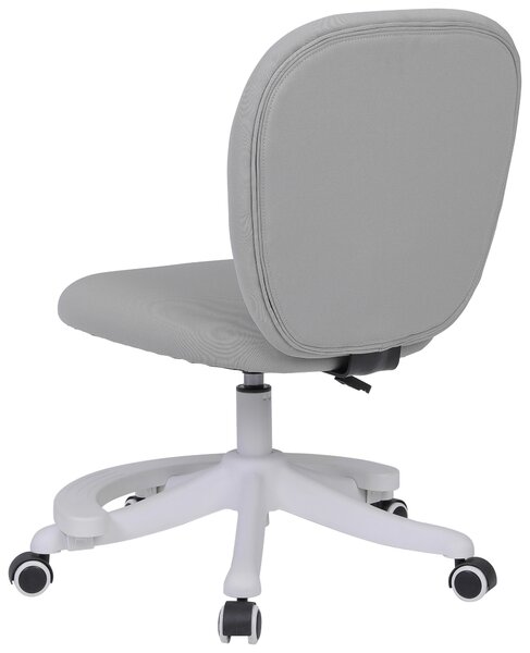 OTOČNÁ STOLIČKA PRE MLÁDEŽ, sieťovina, sivá, biela Boxxx - Detské izby, Online Only