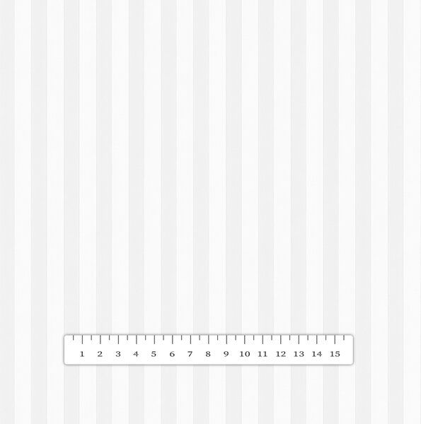 Damašek Atlas Grádl biely - pásiky 8 mm DM-015 - metráž šírka 150 cm