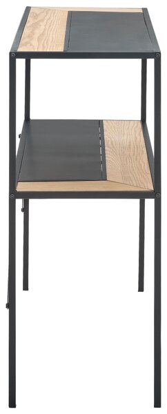 KONZOLOVÝ STOLÍK, jedľa, prírodná farba, čierna, 100/79/35 cm MID.YOU - Stolíky do obývačky, Online Only