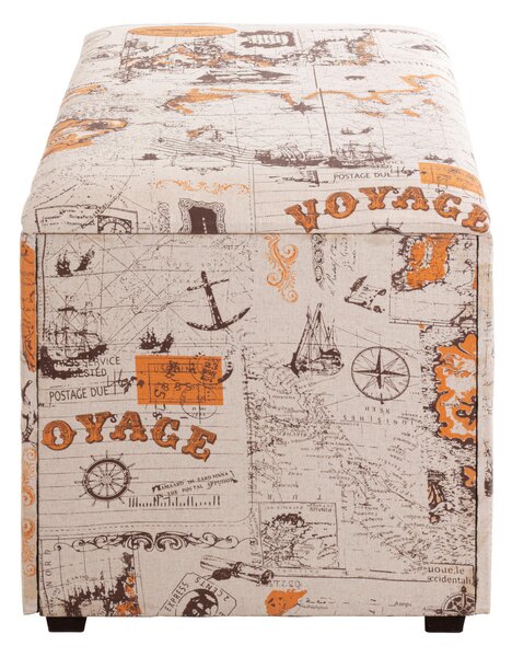 LAVICA S ÚLOŽNÝM PRIESTOROM, textil, kompozitné drevo, 65/42/40 cm Carryhome - Kreslá, Online Only