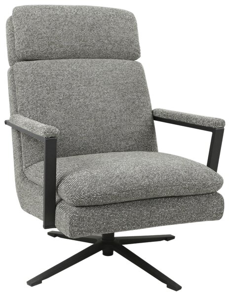 KRESLO, kov, textil, zelená Stylife - Kreslá