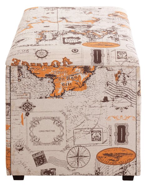 LAVICA S ÚLOŽNÝM PRIESTOROM, textil, kompozitné drevo, 65/42/40 cm Carryhome - Kreslá, Online Only