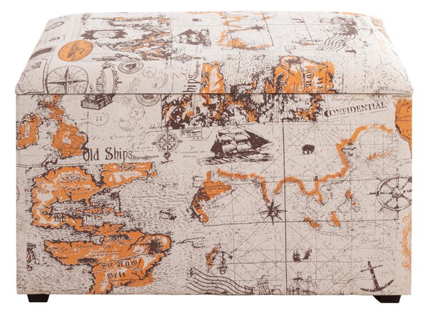 LAVICA S ÚLOŽNÝM PRIESTOROM, textil, kompozitné drevo, 65/42/40 cm Carryhome - Kreslá, Online Only