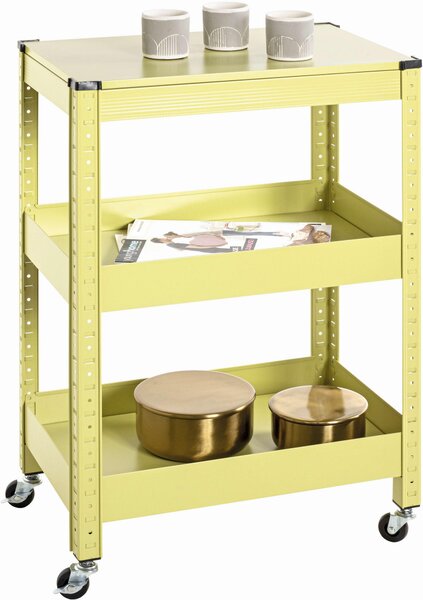SERVÍROVACÍ VOZÍK, svetlozelená, 50/32/75 cm - Barový nábytok, Online Only