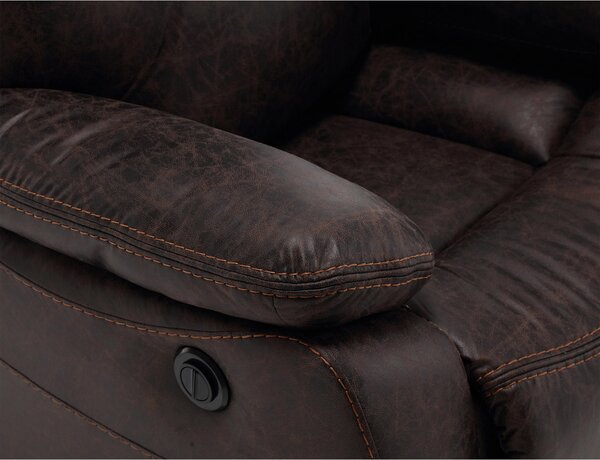 Relax kreslo MULLEN BROWN s elektrickým polohovaním