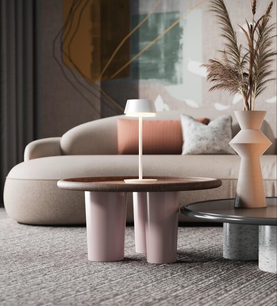 STOLNÁ LED LAMPA, dotykový stmievač, 12/30 cm Dieter Knoll - Online Only bytové doplnky, Online Only