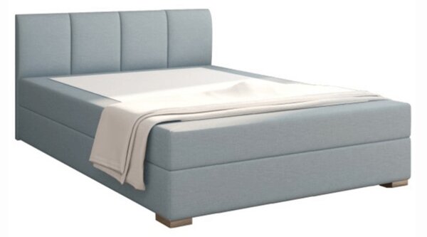 Jednolôžková posteľ Boxspring 120 cm Rhoni (mentolová) (s roštom, matracom a úl. priestorom). Vlastná spoľahlivá doprava až k Vám domov. 809432