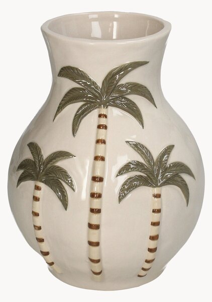 Ručne maľovaná váza Palm Tree, V 22 cm