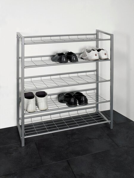 REGÁL NA TOPÁNKY, hliníková, 80/106/30 cm Carryhome - Online Only drobný nábytok, Online Only