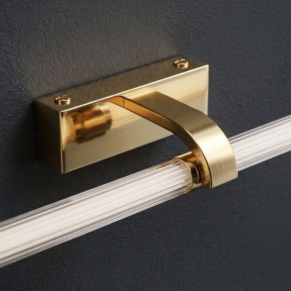 Toolight Toolight, LED nástenné svietidlo 40cm, 9W, 4000K, 1000lm, APP1883-1W, zlatá lesklá, OSW-66038