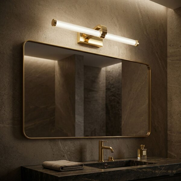 Toolight Toolight, LED nástenné svietidlo 60cm, 13W, 4000K, 1000lm, APP1884-1W, zlatá lesklá, OSW-66039