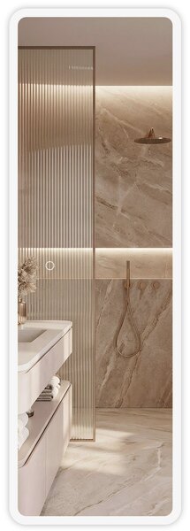 Rea MOL-SQ, vysoké LED zrkadlo, 150 × 50 cm, HOM-01527