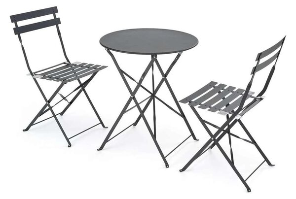 Balkónový set Perivoli, čierna