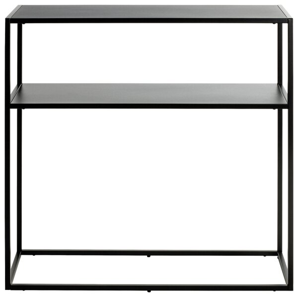 KONZOLOVÝ STOLÍK, čierna, kov, 80/30/80 cm - Online Only obývacie izby, Online Only